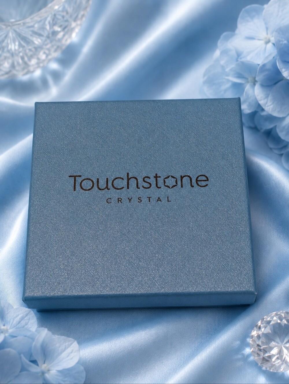 Touchstone By Swarovski - Crystal Silver Hoop Earrings - NIB - Picture 2 of 6
